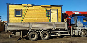 Готовые бани из бруса