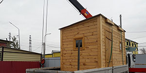 Готовые бани из бруса