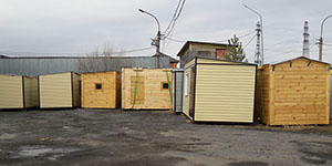 Готовые бани из бруса