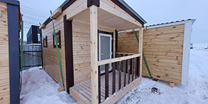 Готовые бани из бруса