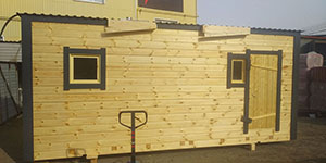 Готовые бани из бруса