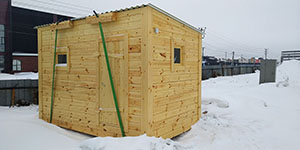 Готовые бани из бруса