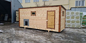 Готовые бани из бруса
