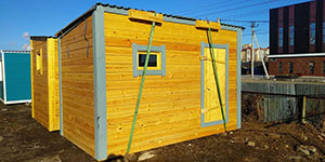 Готовые бани из бруса