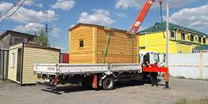 Готовые бани из бруса