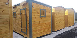 Готовые бани из бруса