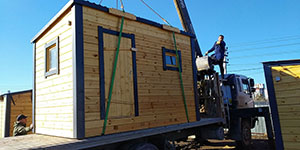 Готовые бани из бруса