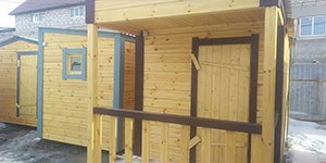 Готовые бани из бруса