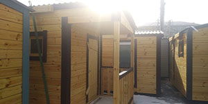 Готовые бани из бруса