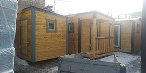 Готовые бани из бруса